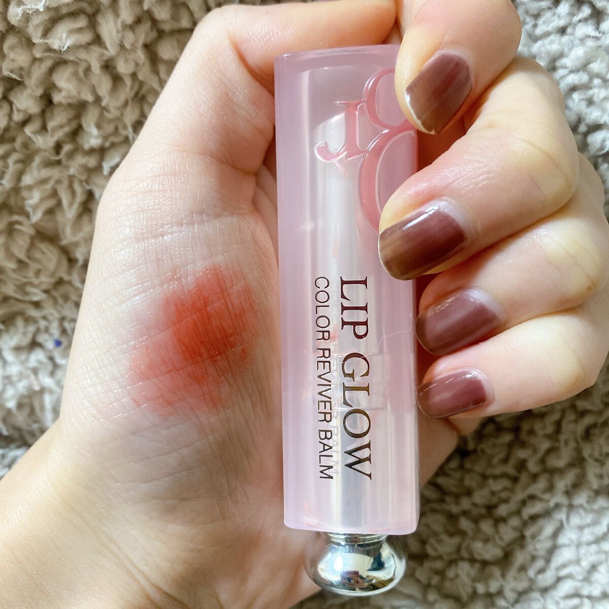 ディオール アディクト リップ グロウ 032 ジンジャーレッド/Dior/リップバームを使ったクチコミ（1枚目）