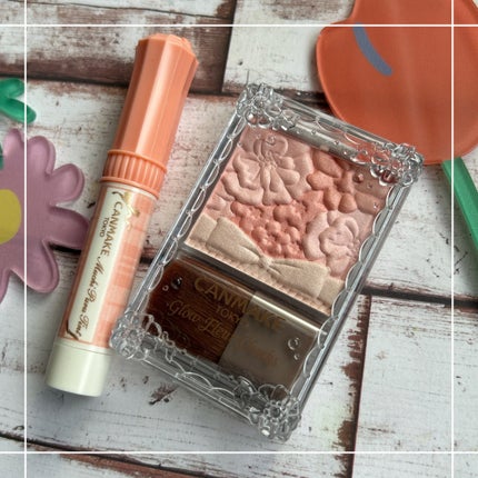 グロウフルールチークス/キャンメイク/パウダーチークを使ったクチコミ(1枚目)