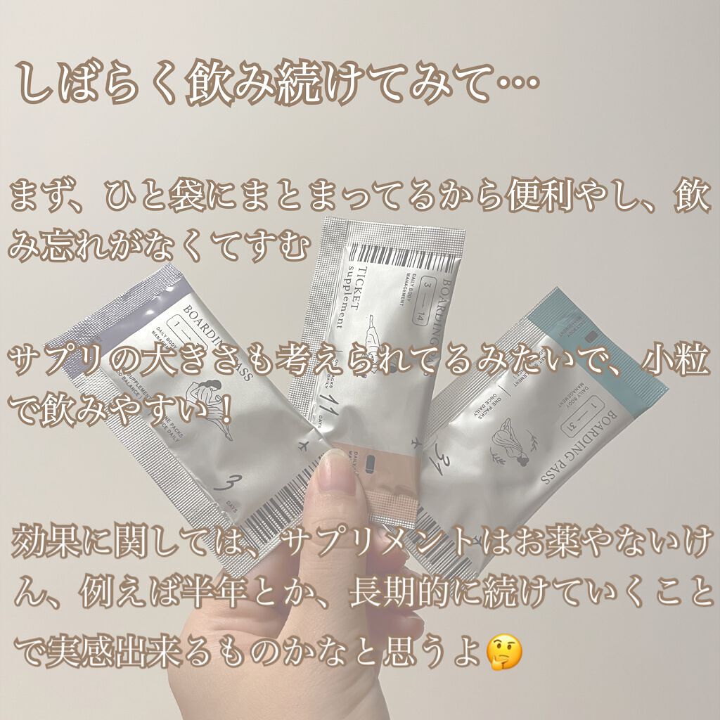 チケットサプリ/ILLUMINATE/健康サプリメントを使ったクチコミ(8枚目)