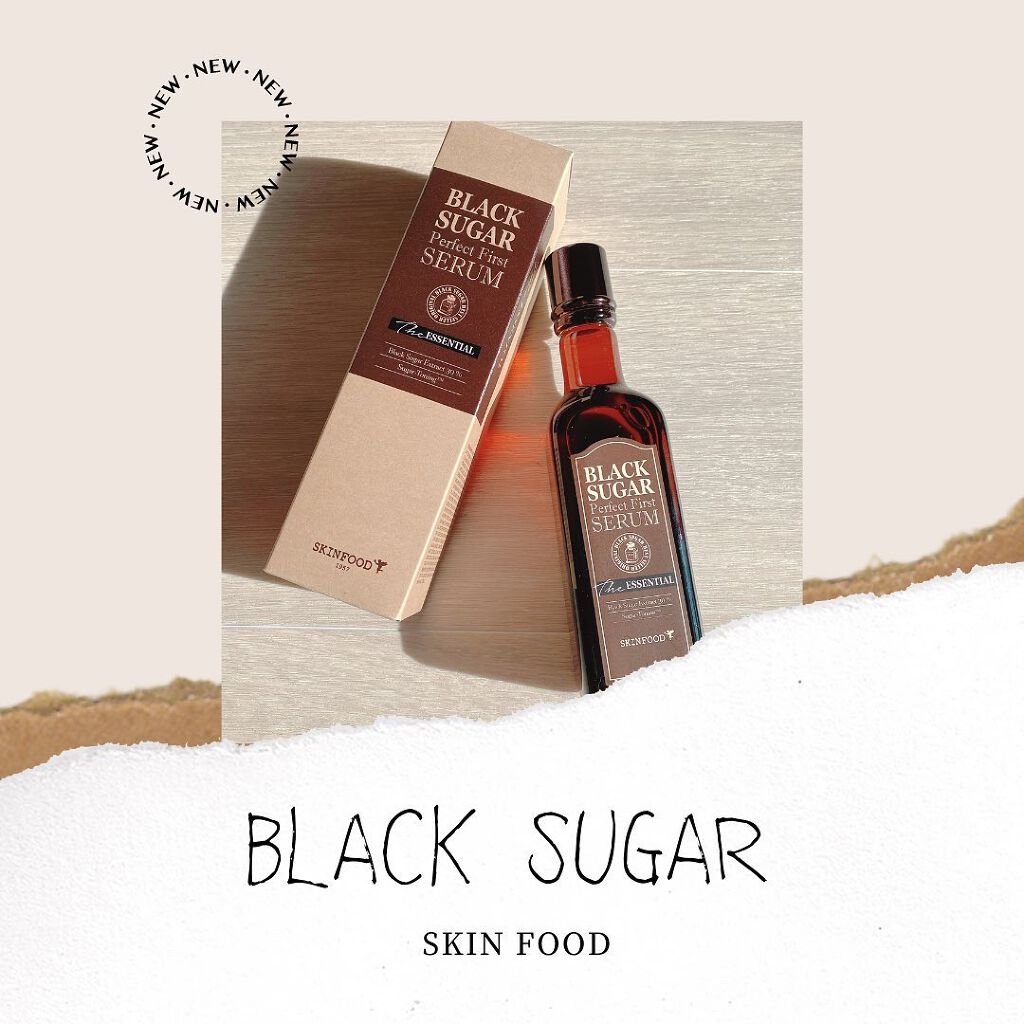 ブラックシュガー パーフェクト ファーストセラム ザ・エッセンシャル/SKINFOOD/美容液を使ったクチコミ(1枚目)