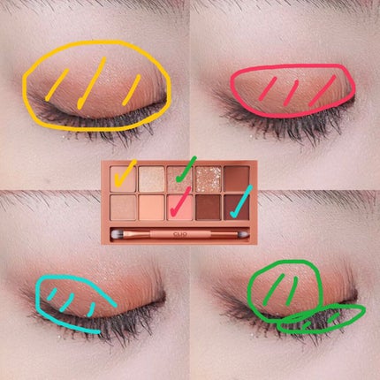 プロ アイ パレット/CLIO/アイシャドウパレットを使ったクチコミ(2枚目)