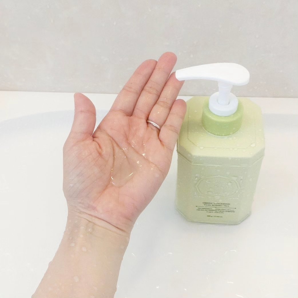 清柑柚子コンブチャパヒューム薄毛ケアシャンプー/TEABLESS/市販シャンプーを使ったクチコミ（3枚目）