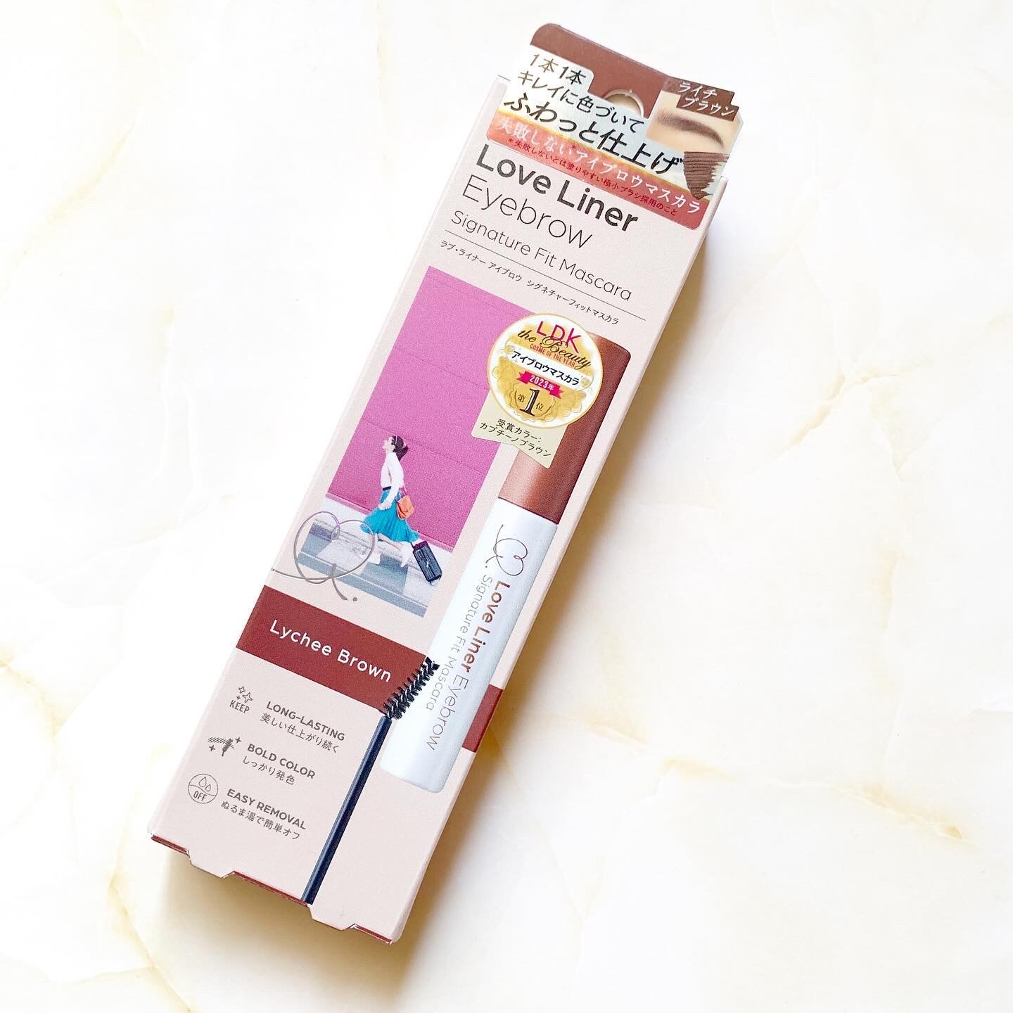ラブ・ライナー　シグネチャーフィットマスカラ＜アイブロウ＞ ライチブラウン/ラブ・ライナー/眉マスカラを使ったクチコミ（1枚目）