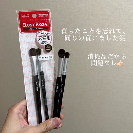 アイシャドウブラシセット/ロージーローザ/メイクブラシを使ったクチコミ(5枚目)
