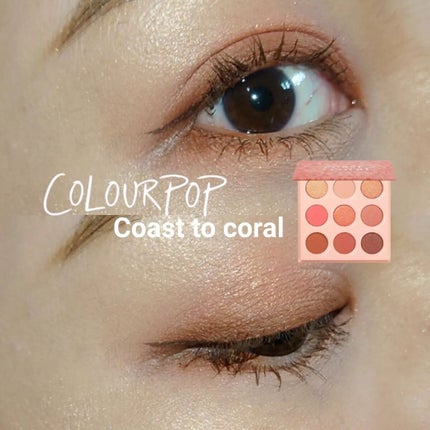 Coast to Coral/ColourPop/アイシャドウパレットを使ったクチコミ(1枚目)