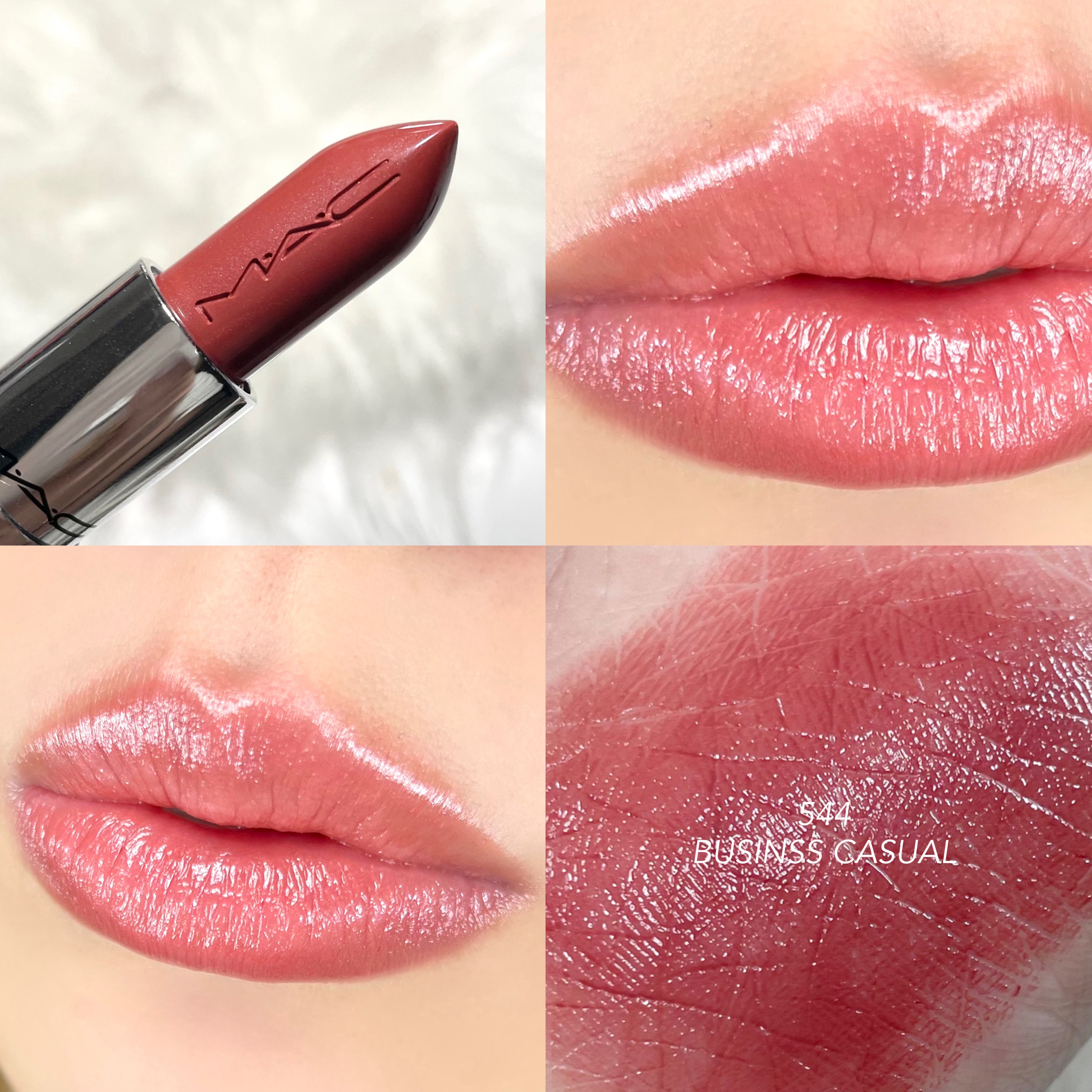 ラスターガラス リップスティック/M・A・C/口紅を使ったクチコミ（3枚目）