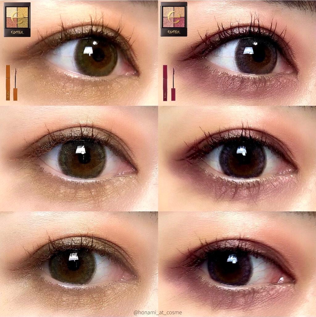 リアルクローズシャドウ/excel/アイシャドウパレットを使ったクチコミ(3枚目)