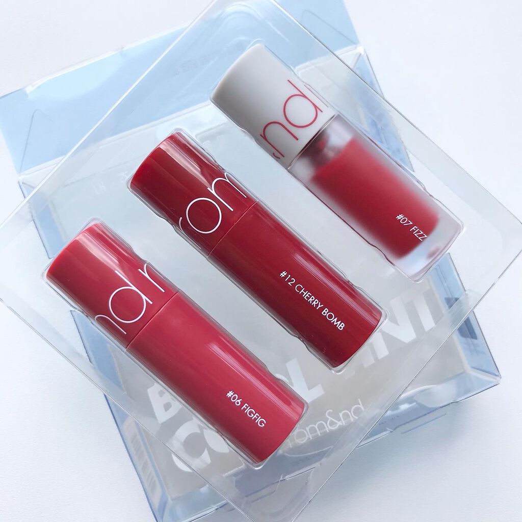 ジューシーラスティングティント/rom&nd/リップティントを使ったクチコミ（2枚目）