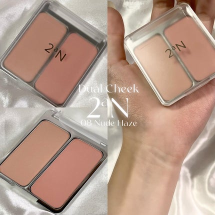 デュアルチーク 【旧】08 ヌードヘイズ/2aN/パウダーチークを使ったクチコミ(1枚目)
