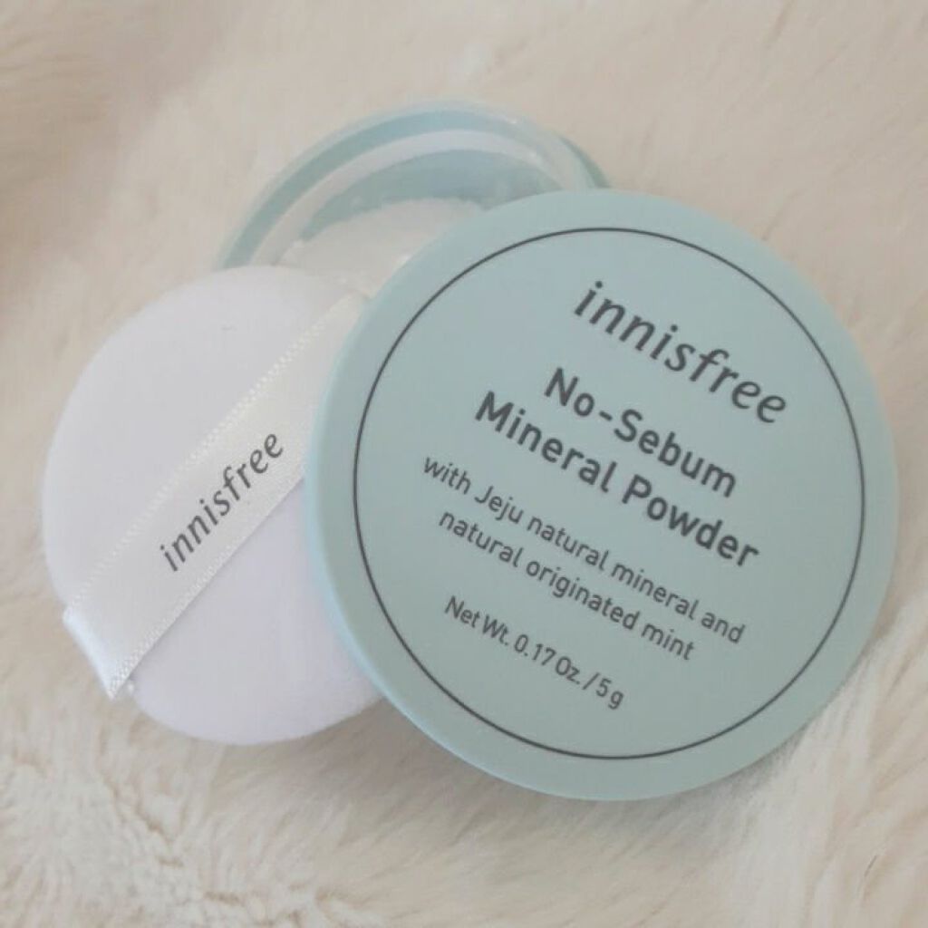ノーセバム ミネラルパウダー/innisfree/ルースパウダーを使ったクチコミ（2枚目）