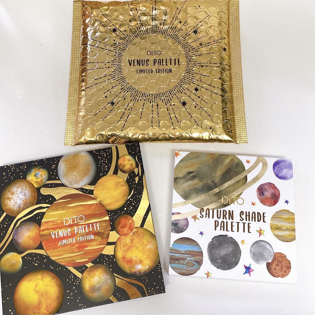 ギャラクシー12色アイシャドウパレット VENUS /DiTO/アイシャドウパレットを使ったクチコミ（1枚目）