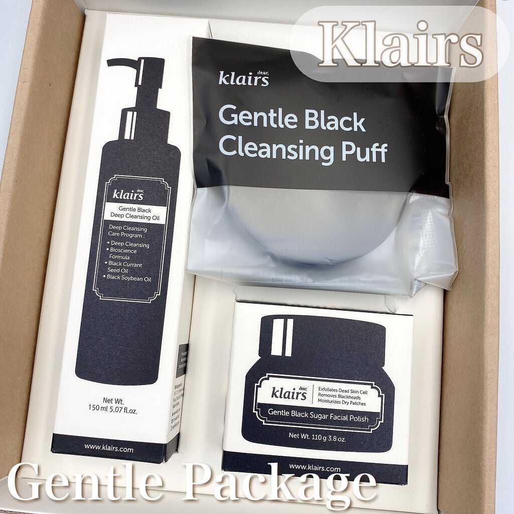 Gentle Package/Klairs/スキンケアキットを使ったクチコミ(1枚目)