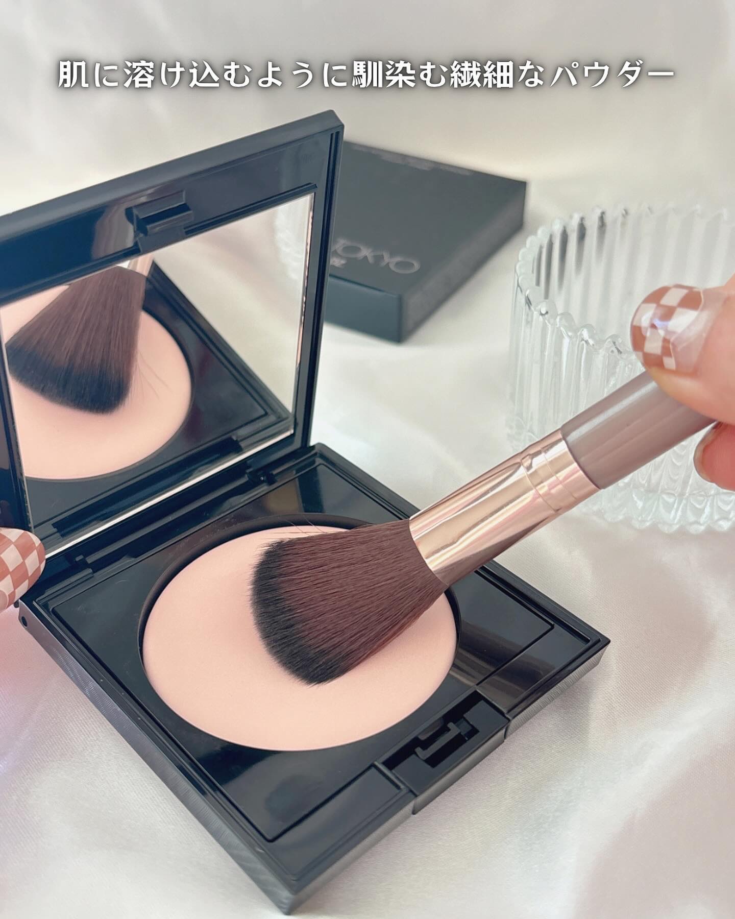 アディクション スキンリフレクト セッティングパウダー 002 Translucent Pink/ADDICTION/プレストパウダーを使ったクチコミ（3枚目）