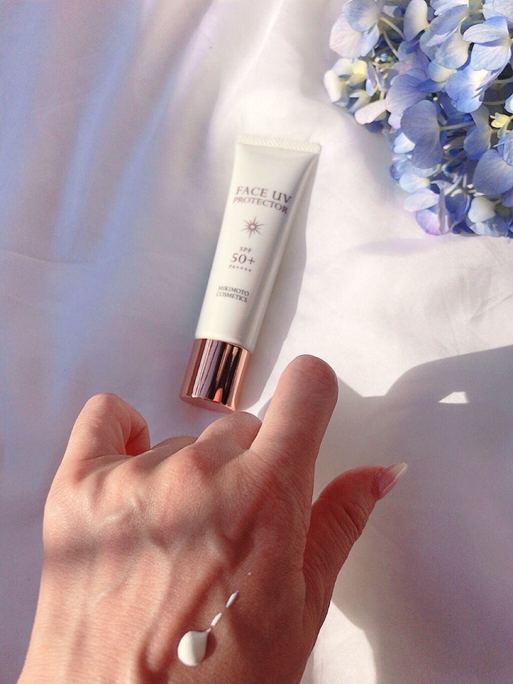 フェイス UVプロテクター/ミキモト コスメティックス/日焼け止めクリームを使ったクチコミ（3枚目）