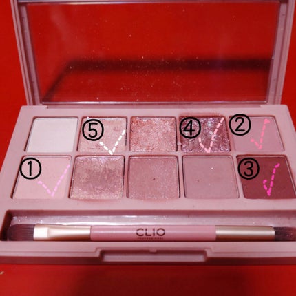 プロ アイ パレット/CLIO/アイシャドウパレットを使ったクチコミ(2枚目)