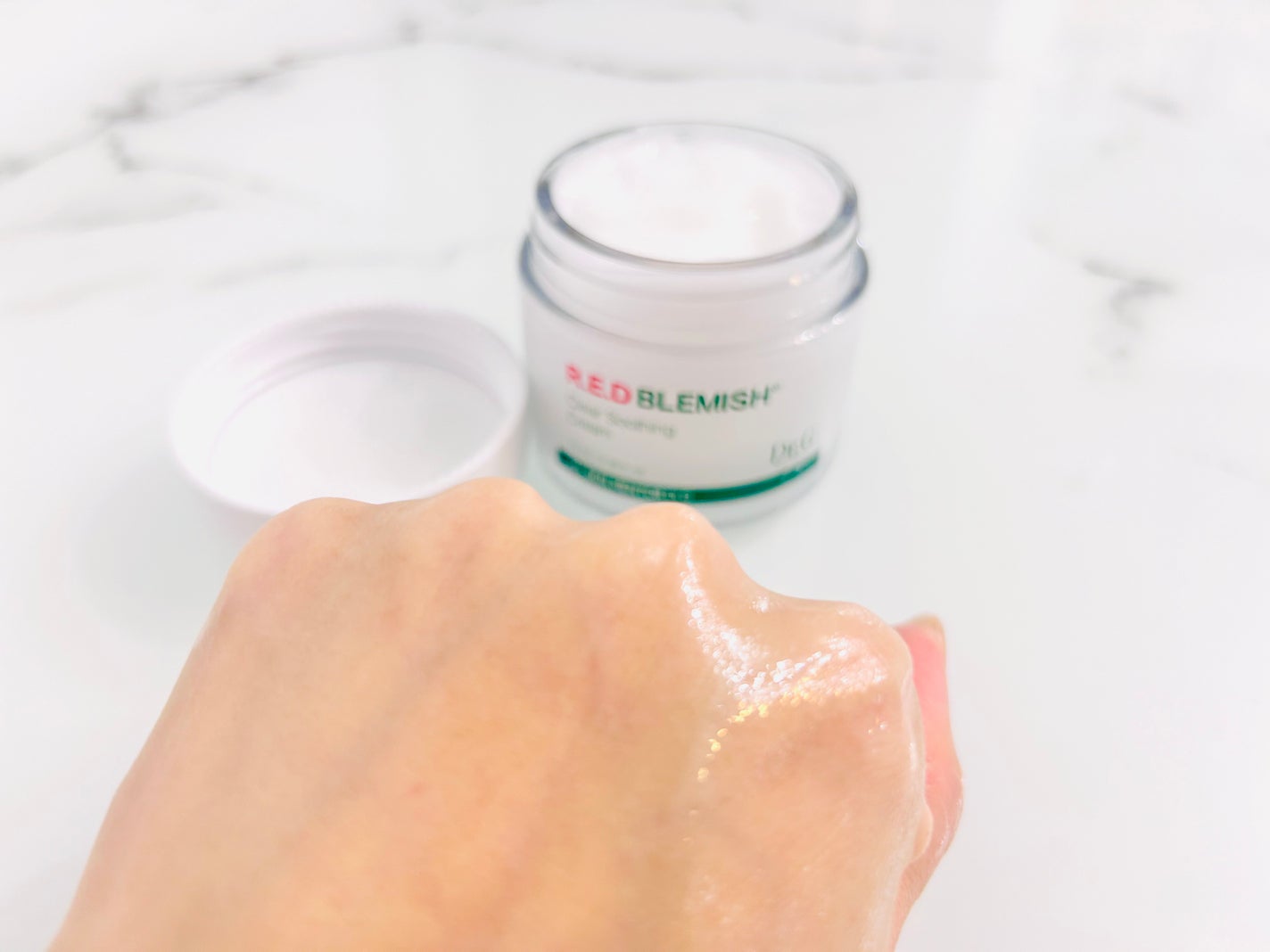 レッドブレミッシュ クリアスージングクリーム/Dr.G/フェイスクリームを使ったクチコミ(4枚目)