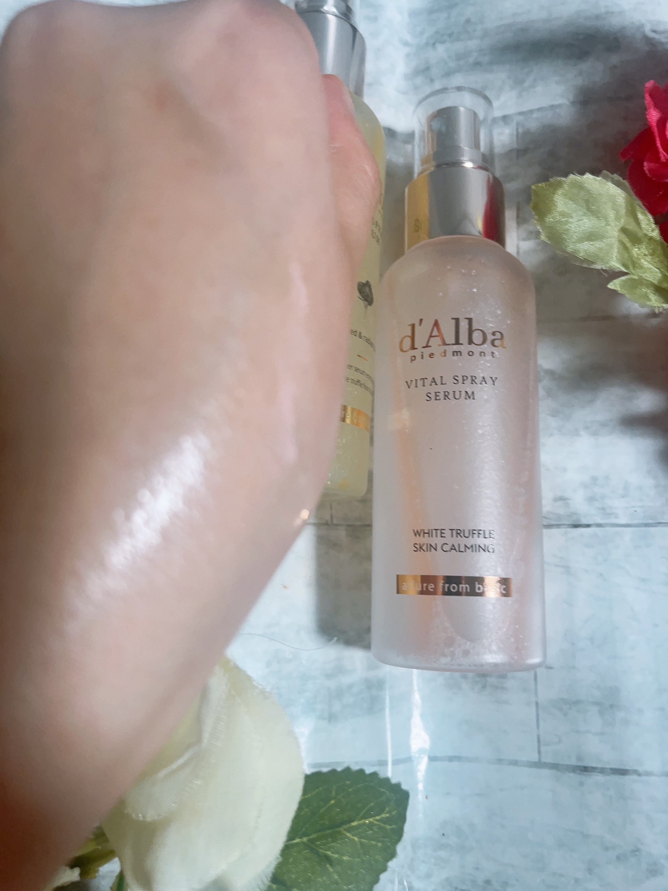 ダルバ ホワイトトリュフバイタルスプレーセラム/ダルバ/ミスト状化粧水を使ったクチコミ（3枚目）