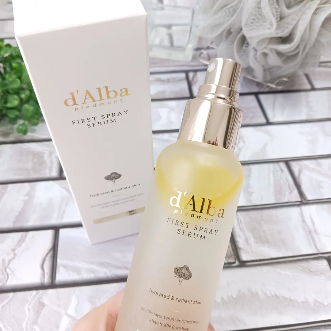ダルバ ホワイトトリュフファーストスプレーセラム/ダルバ/ミスト状化粧水を使ったクチコミ（2枚目）
