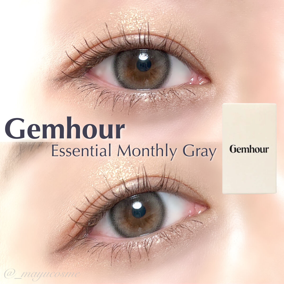 Gemhour/Hapa kristin/カラーコンタクトレンズを使ったクチコミ（1枚目）