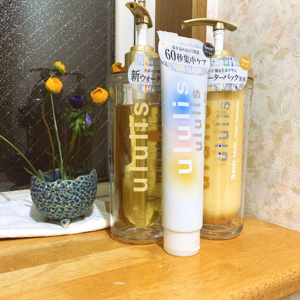 ウォーターコンク リペアシャンプー/ヘアトリートメント/ululis/シャンプー・コンディショナーを使ったクチコミ(2枚目)