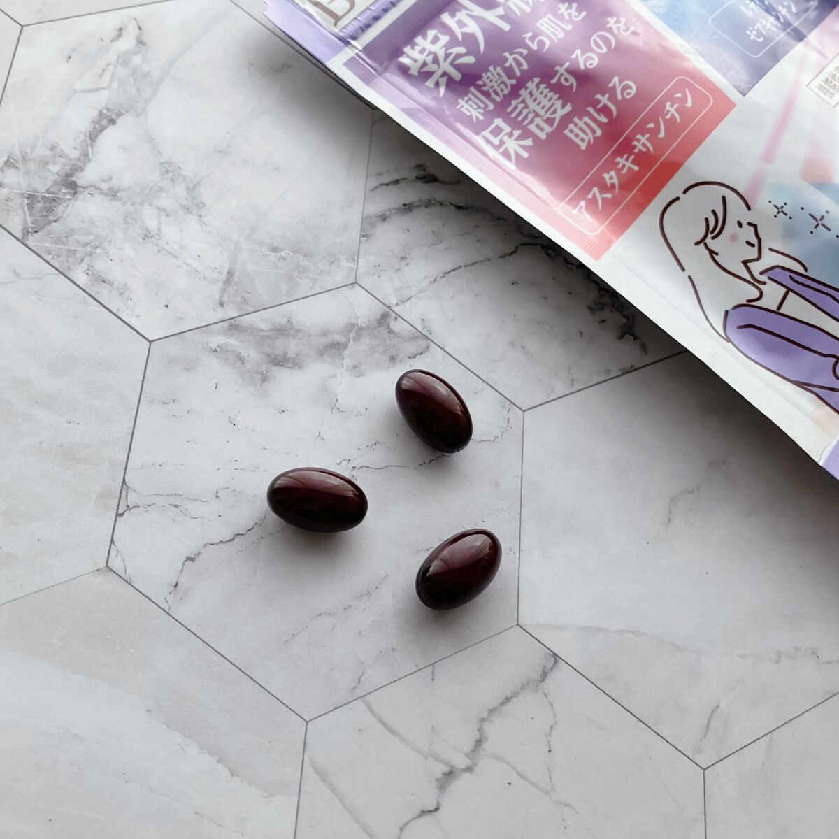 ビューパワープラス アスタキサンチン・ルテイン/常盤薬品/健康サプリメントを使ったクチコミ（2枚目）