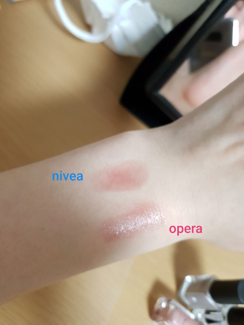 ニベア リッチケア＆カラーリップ/ニベア/リップクリームを使ったクチコミ（2枚目）