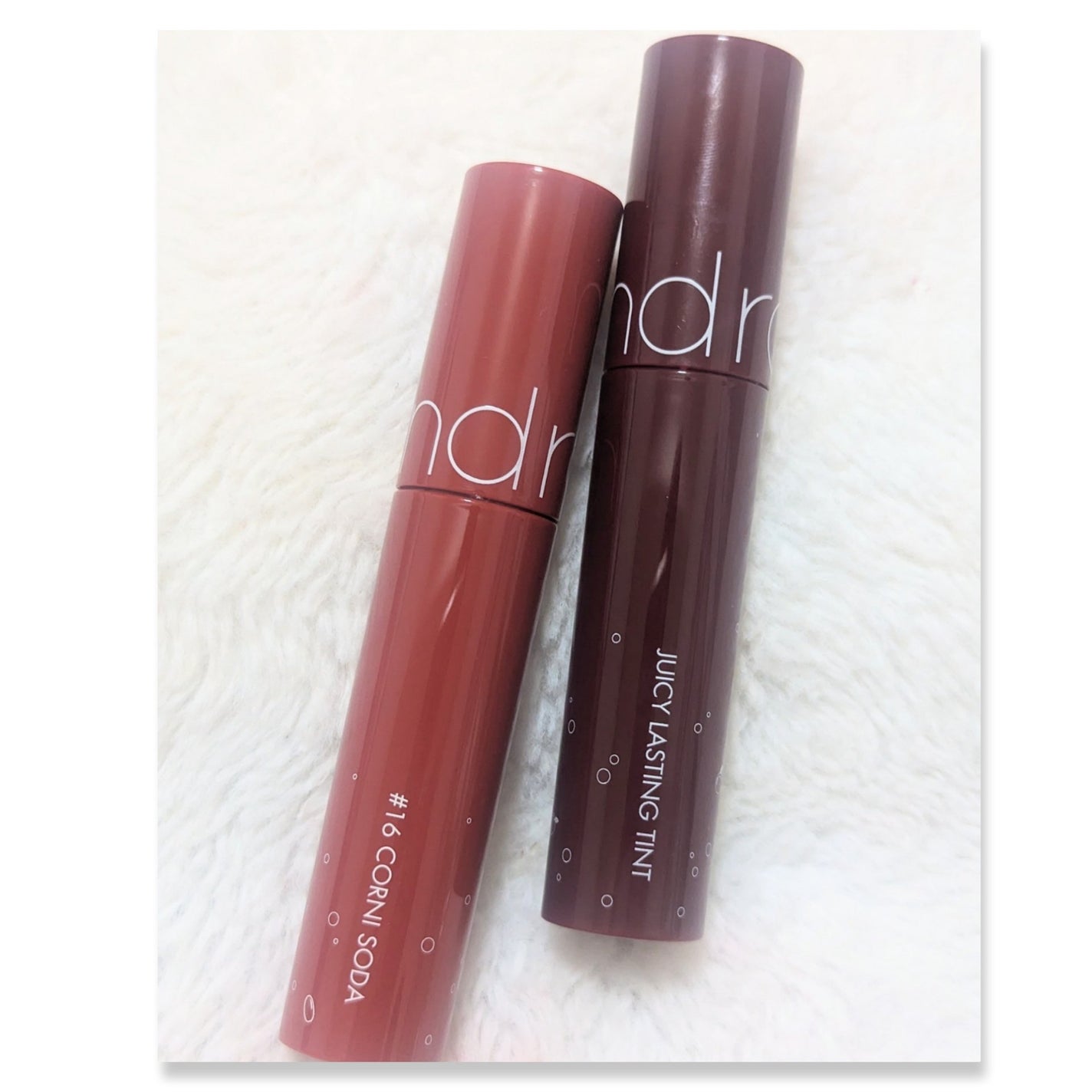 ジューシーラスティングティント/rom&nd/リップティントを使ったクチコミ(2枚目)