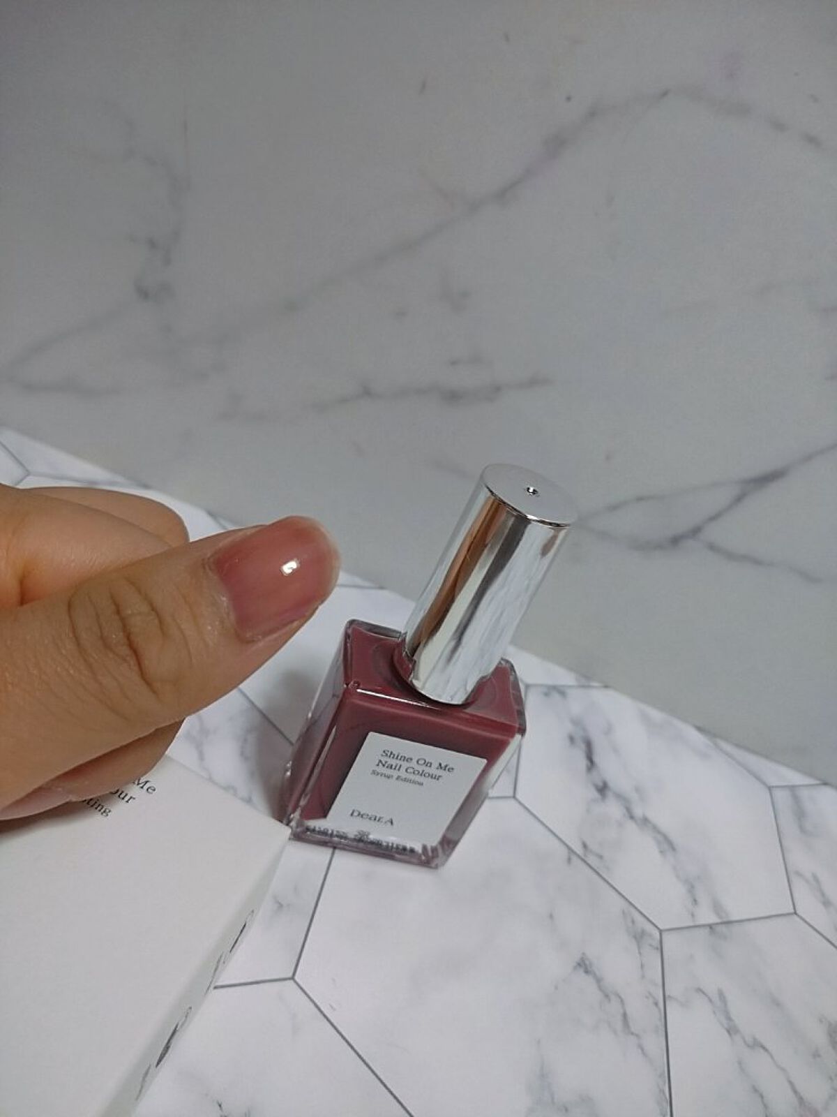 シャインオンミーネイルカラー SE02.クラッシュ/Dear.A/マニキュアを使ったクチコミ（2枚目）