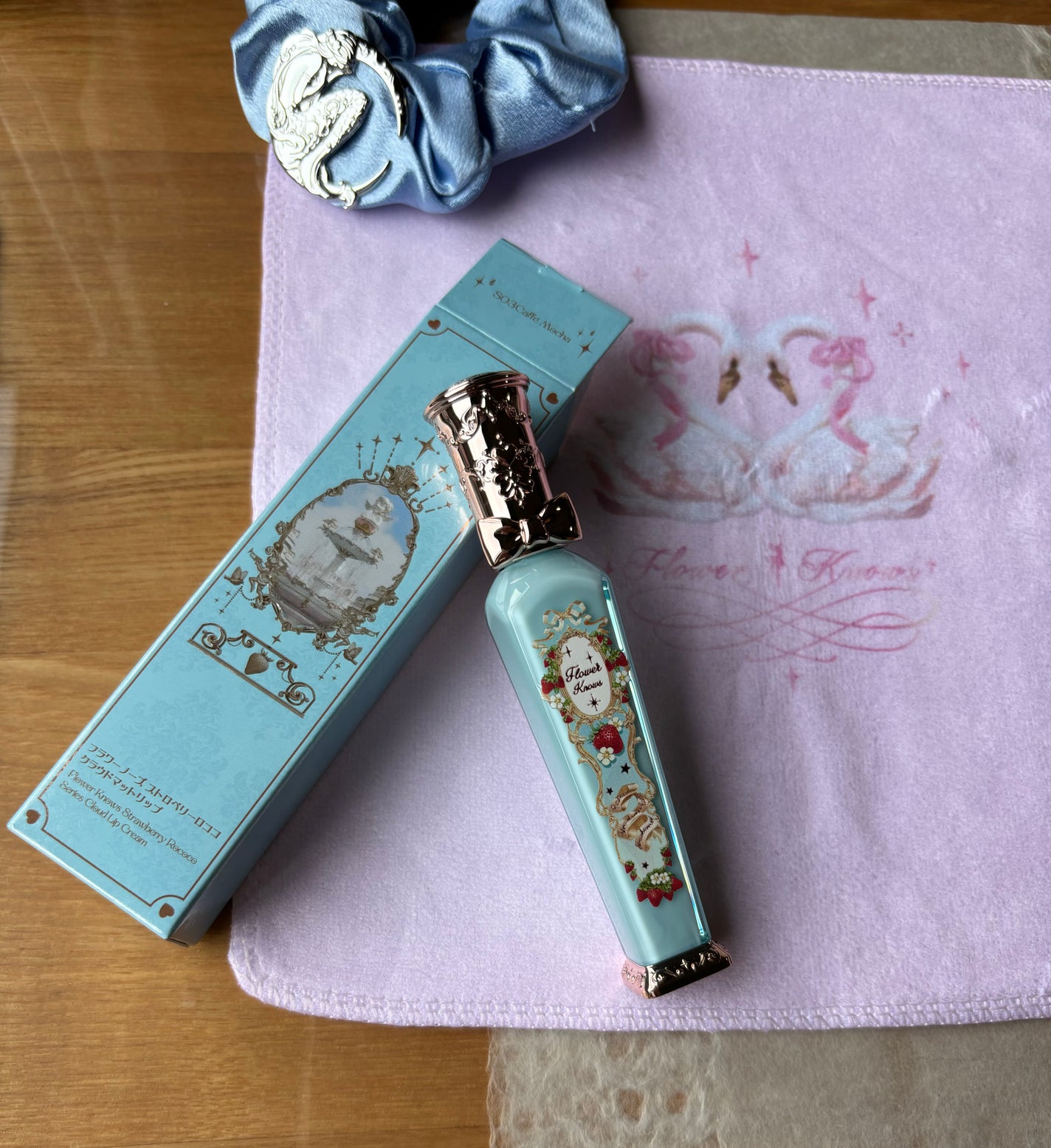 ストロベリーロココシリーズ クラウドマットリップ/FlowerKnows/リップグロスを使ったクチコミ(2枚目)