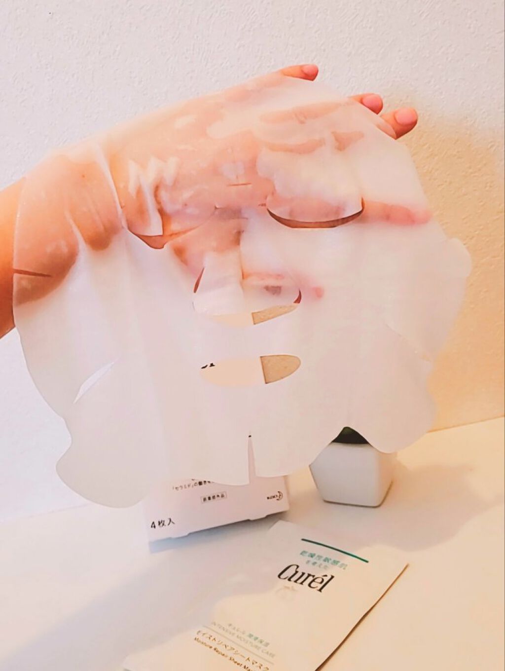 潤浸保湿 モイストリペアシートマスク/キュレル/シートマスク・パックを使ったクチコミ（3枚目）