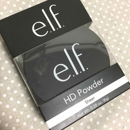 パーフェクトフィニッシュHDパウダー クリア/e.l.f. Cosmetics/プレストパウダーを使ったクチコミ(1枚目)