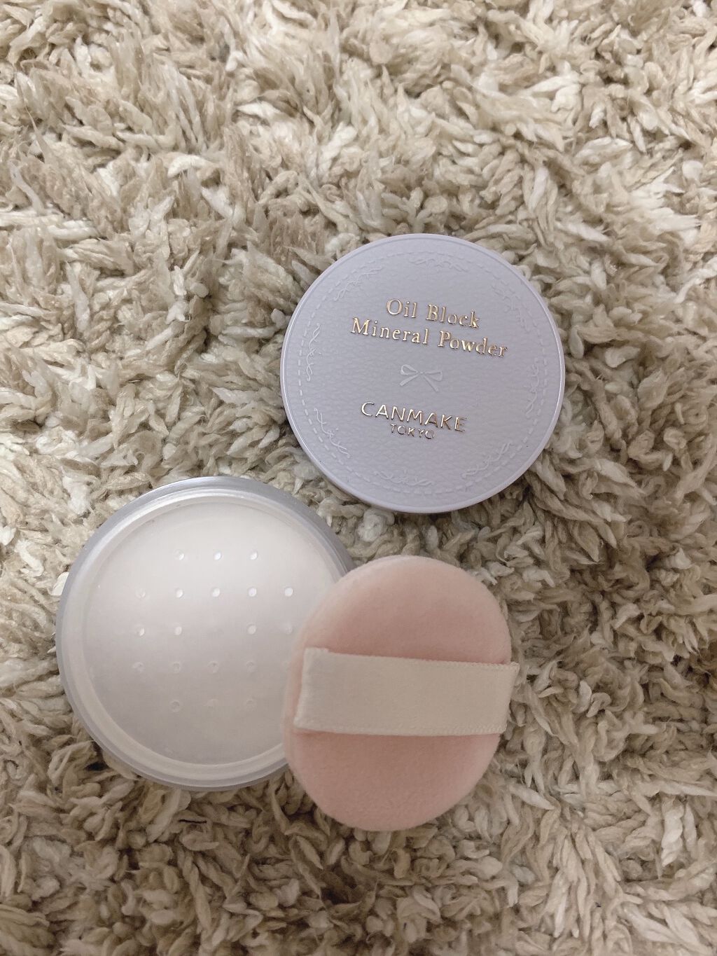 オイルブロックミネラルパウダー/キャンメイク/ルースパウダーを使ったクチコミ（2枚目）
