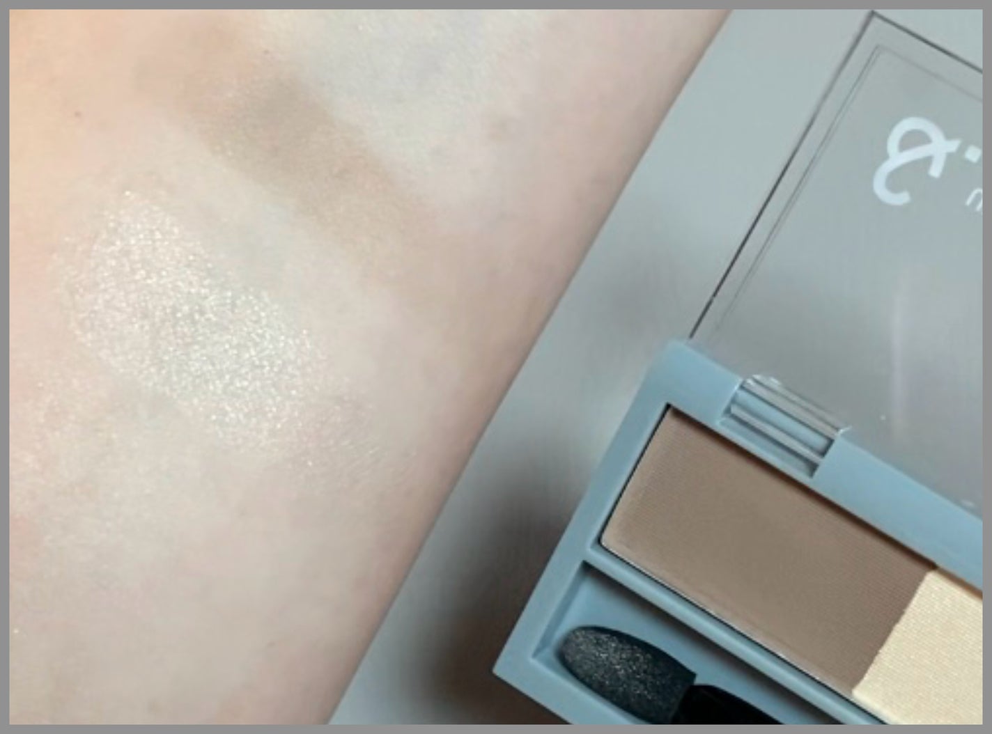 &. 涙袋・ノーズシャドウパウダー/DAISO/シェーディングを使ったクチコミ(2枚目)