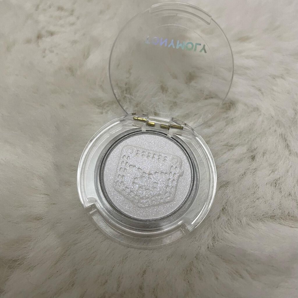 クリスタルシングルアイシャドウ/TONYMOLY/単色アイシャドウを使ったクチコミ(3枚目)