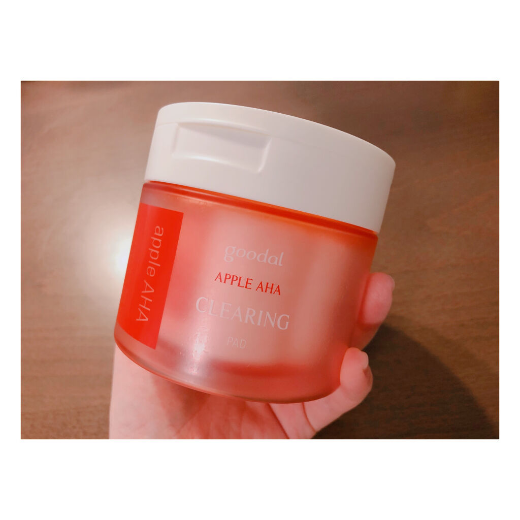 アップル AHA クリアリング パッド/goodal/トナーパッドを使ったクチコミ（1枚目）