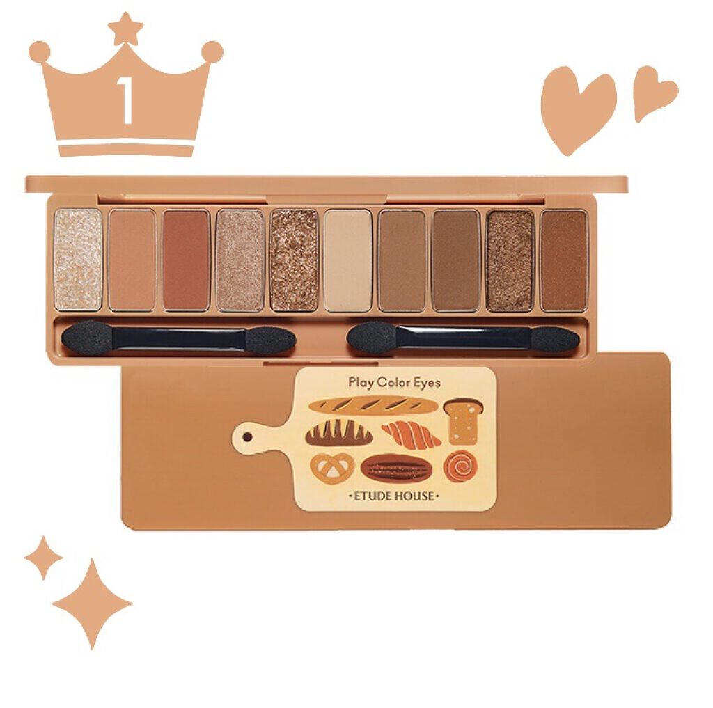 プレイカラー アイシャドウ/ETUDE/アイシャドウパレットを使ったクチコミ（1枚目）