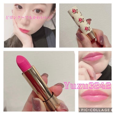 グッチ ルージュ ア レーヴル ヴォワル 406 Millicent Rose/GUCCI/口紅を使ったクチコミ（2枚目）