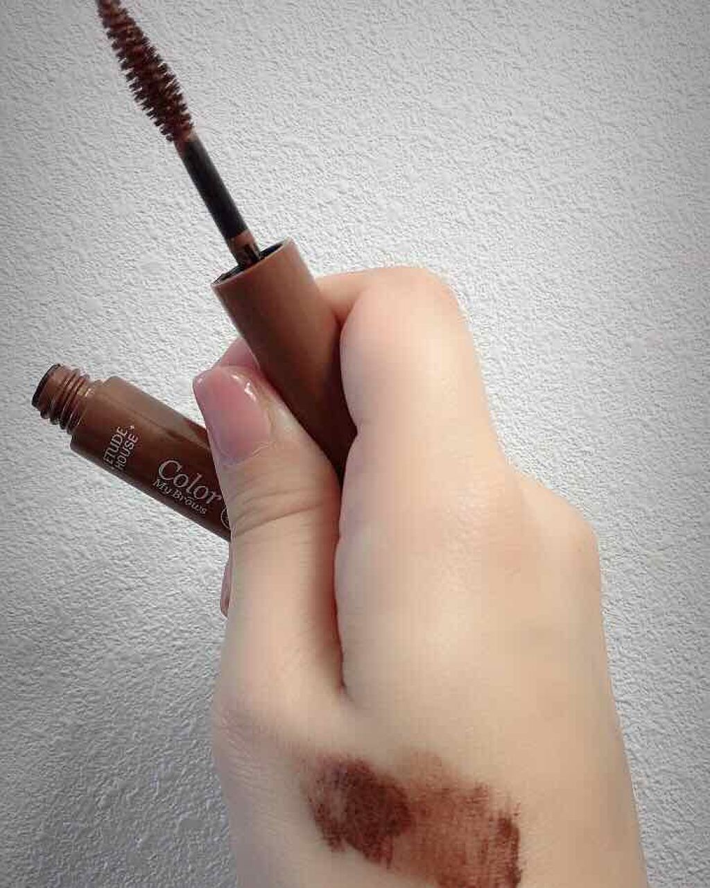 カラーマイブロウマスカラ/ETUDE/眉マスカラを使ったクチコミ（2枚目）
