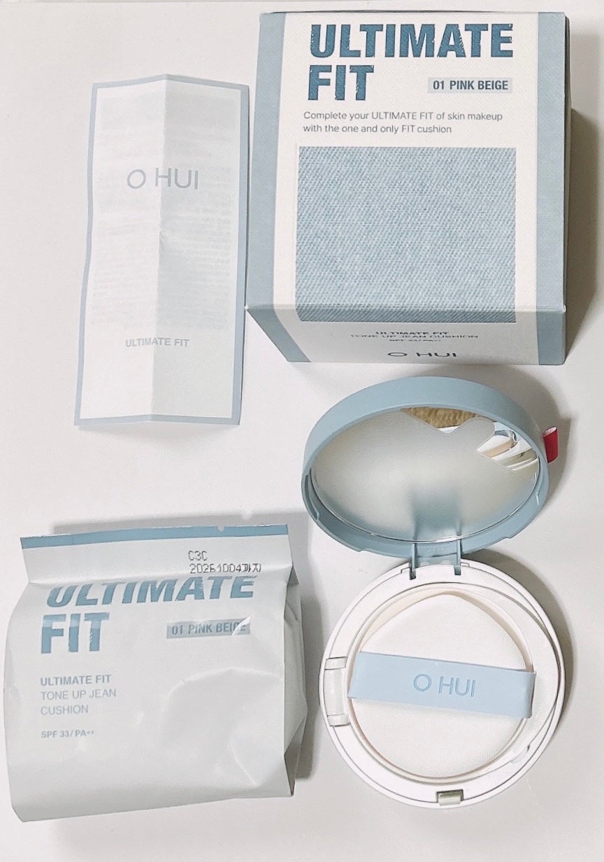アルティメットフィット トーンアップデニムクッション/OHUI/クッションファンデーションを使ったクチコミ(3枚目)