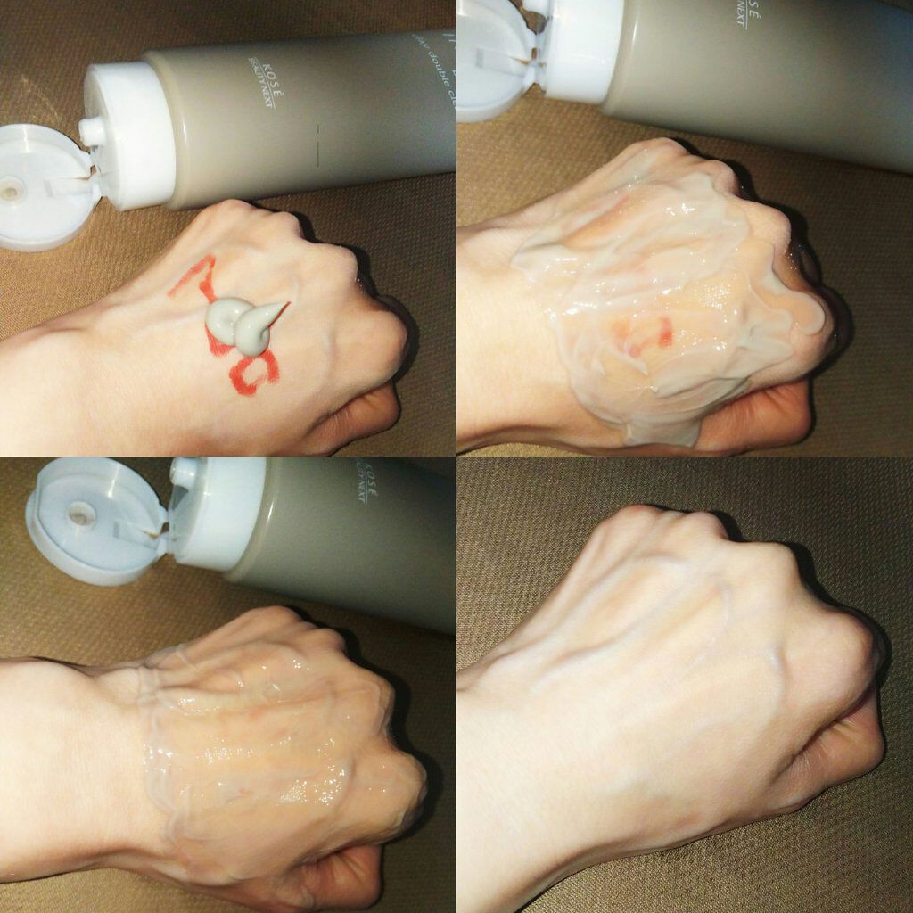 クレイ Ｗ クレンズ/アンテリージェEX/クレンジングクリームを使ったクチコミ（2枚目）