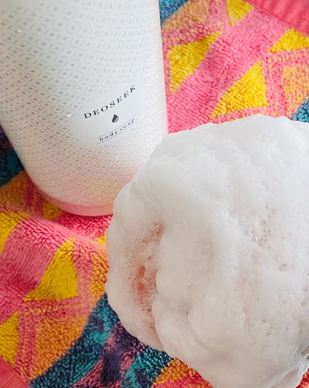 DEOSEEK デオシーク ボディソープのクチコミ「ワキ・足・デリケートゾーンなどの、
全身に使えるボディーソープ。

殺菌・抗菌ができる成.....」（1枚目）