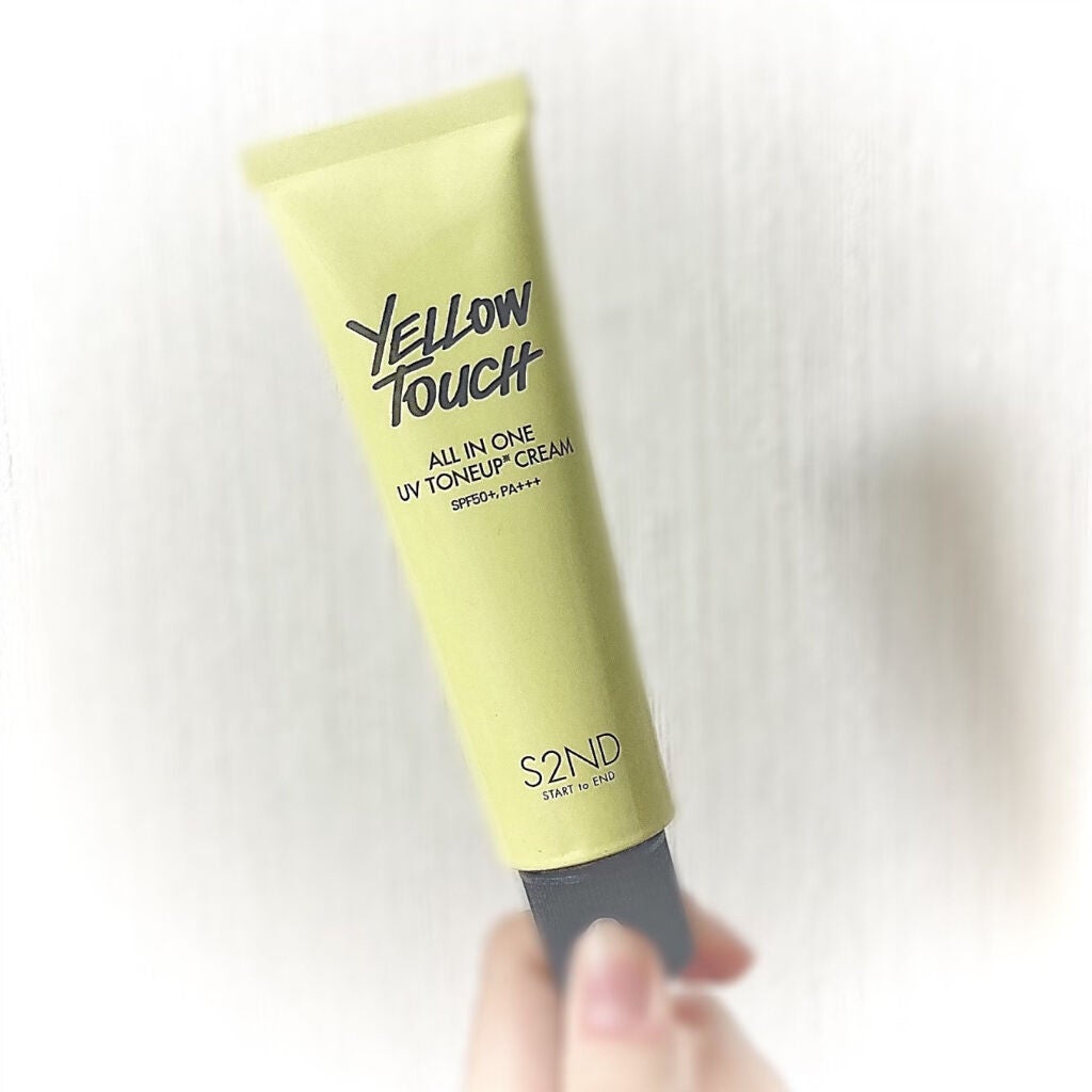 イェロータッチ UVトーンアップクリーム/S2ND/化粧下地を使ったクチコミ(2枚目)