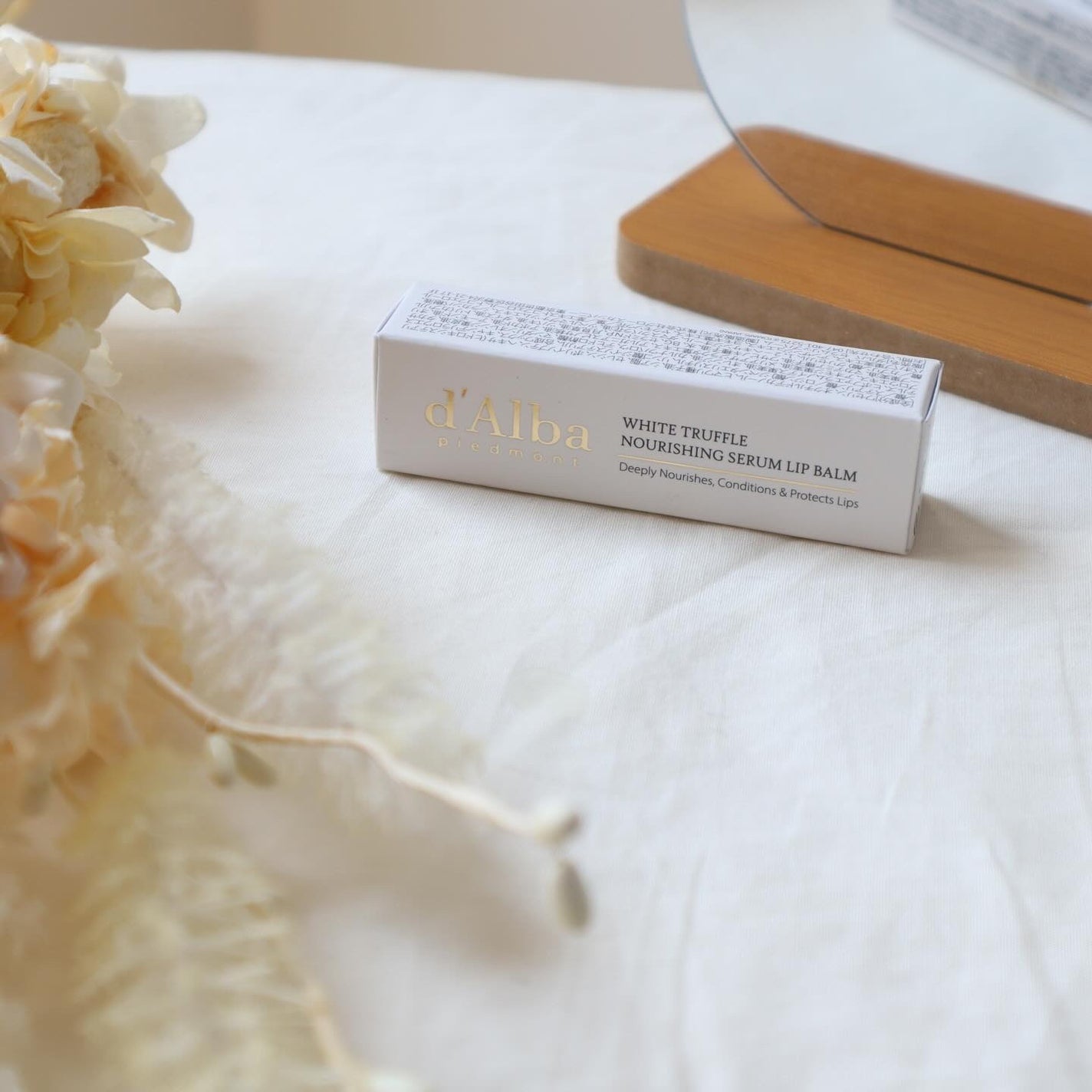 ホワイトトリュフナリシングセラムリップバーム/ダルバ/リップバームを使ったクチコミ(5枚目)