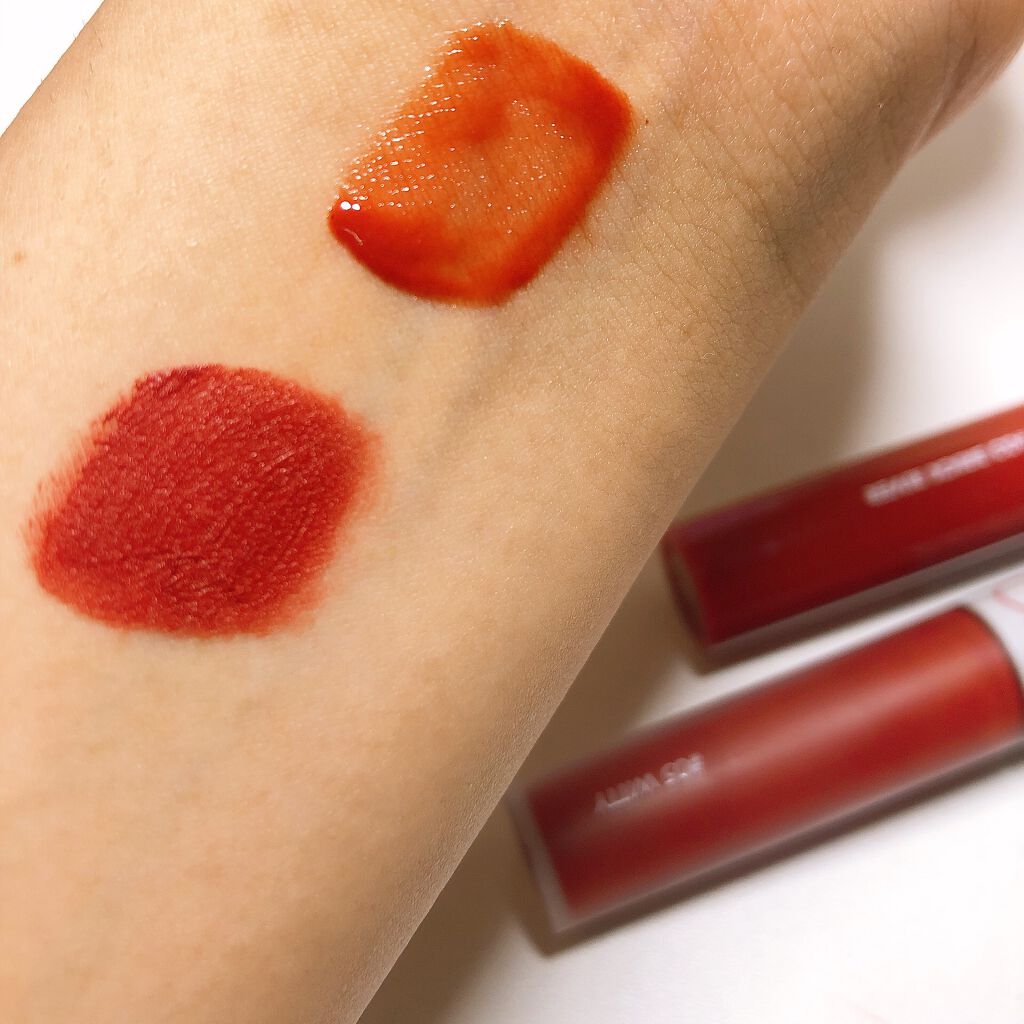 ゼロベルベットティント/rom&nd/リップティントを使ったクチコミ（2枚目）