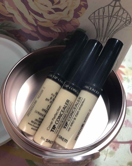 カバーパーフェクション チップコンシーラー/the SAEM/リキッドコンシーラーを使ったクチコミ(1枚目)