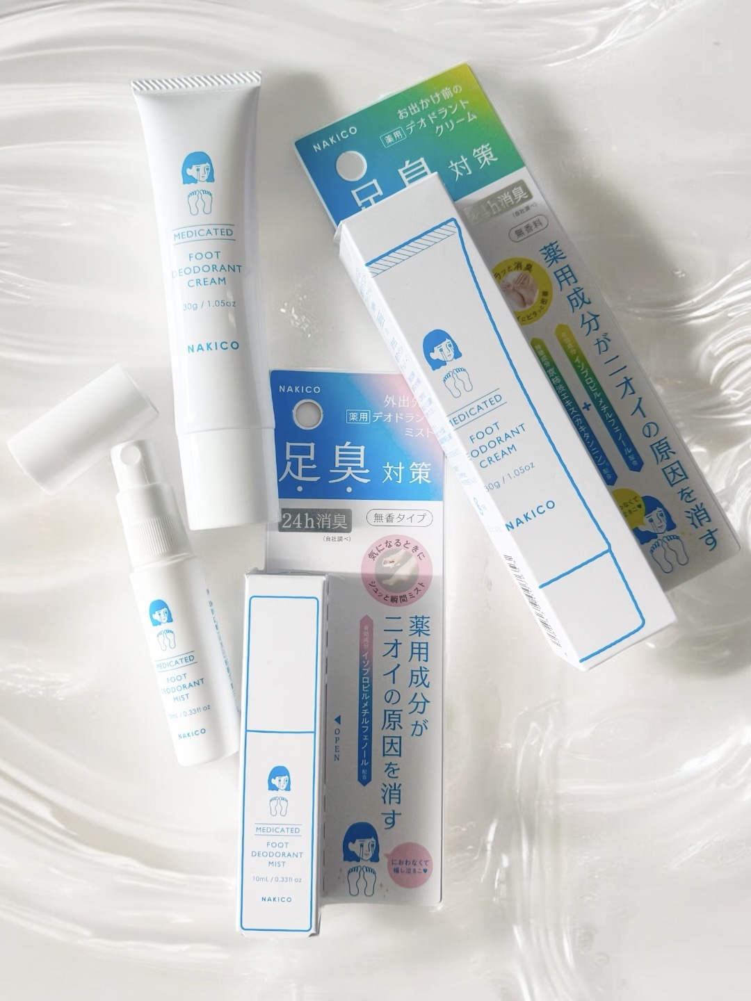 薬用デオドラントフットミスト/NAKICO/レッグ・フットケアを使ったクチコミ（2枚目）