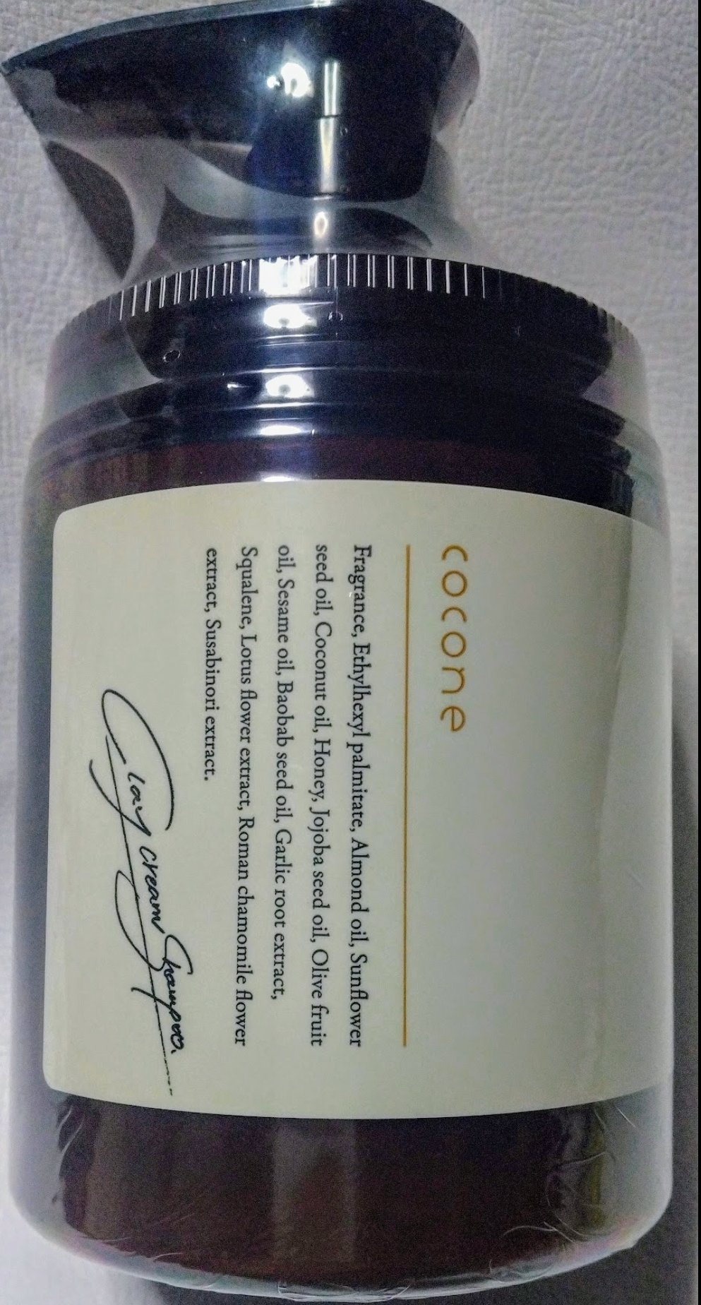 クレイクリームシャンプー(ディープモイスト)/cocone/市販シャンプーを使ったクチコミ（1枚目）