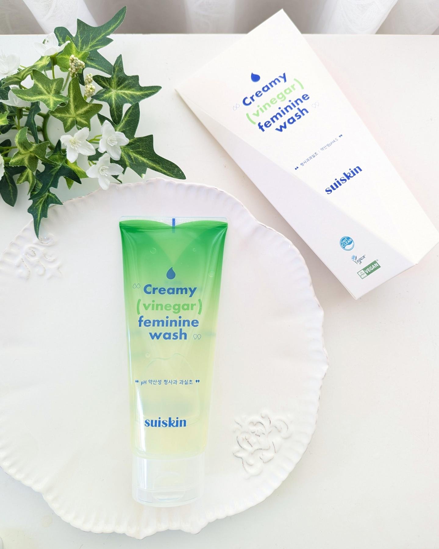クリーミービネガーフェミニンウォッシュ/suiskin/ボディソープを使ったクチコミ（1枚目）