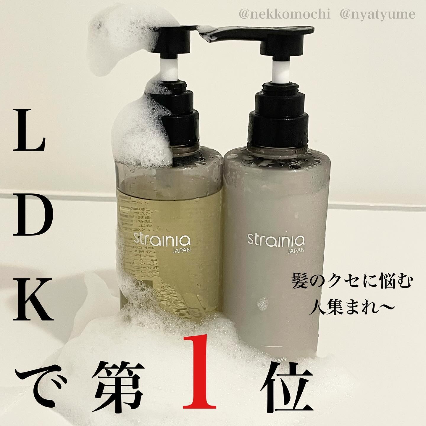 ケアストレートシャンプー/strainia/市販シャンプーを使ったクチコミ（1枚目）