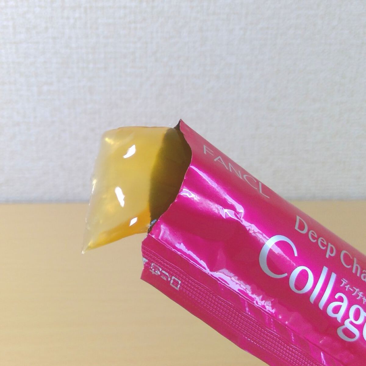 ディープチャージ コラーゲン スティックゼリー/ファンケル/美容サプリメントを使ったクチコミ(3枚目)
